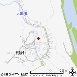 秋田県鹿角郡小坂町大地上村123周辺の地図
