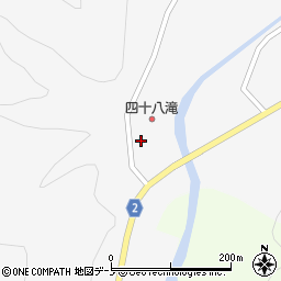 秋田県大館市雪沢大滝66周辺の地図