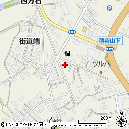 秋田県大館市釈迦内稲荷山下251周辺の地図