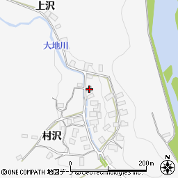 秋田県鹿角郡小坂町大地上村124周辺の地図