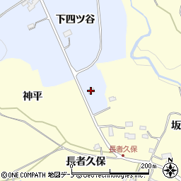 秋田県鹿角市十和田上向周辺の地図