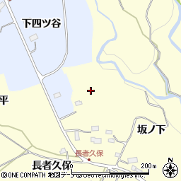 秋田県鹿角市十和田山根（坂ノ下）周辺の地図