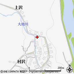 秋田県鹿角郡小坂町大地上村126周辺の地図