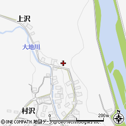 秋田県鹿角郡小坂町大地上村105周辺の地図