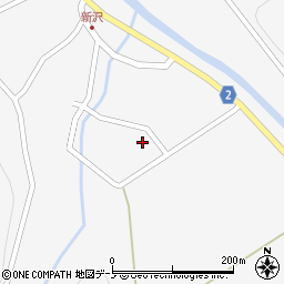 秋田県大館市雪沢（昭和台）周辺の地図