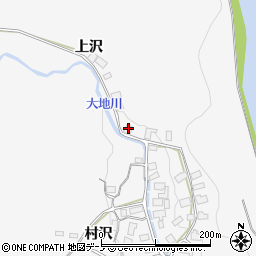 秋田県鹿角郡小坂町大地上村131周辺の地図