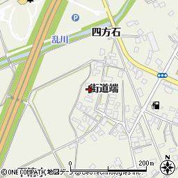 秋田県大館市釈迦内街道端17周辺の地図