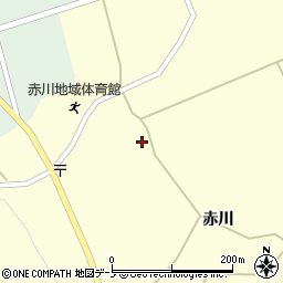 秋田県大館市岩瀬赤川56周辺の地図