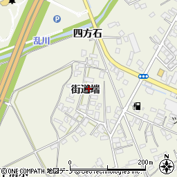秋田県大館市釈迦内街道端7-12周辺の地図