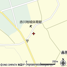 秋田県大館市岩瀬赤川66周辺の地図