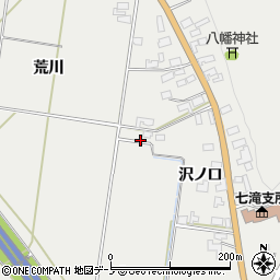 秋田県小坂町（鹿角郡）荒谷（上谷地）周辺の地図