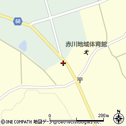秋田県大館市岩瀬赤川17-4周辺の地図