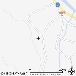 秋田県大館市雪沢雪沢周辺の地図