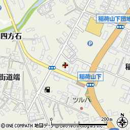 秋田県大館市釈迦内稲荷山下280周辺の地図