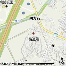 秋田県大館市釈迦内街道端4周辺の地図