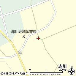 秋田県大館市岩瀬赤川64周辺の地図
