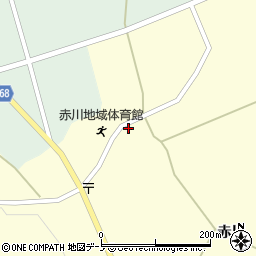 秋田県大館市岩瀬赤川67周辺の地図