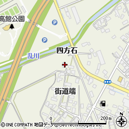 秋田県大館市釈迦内街道端3周辺の地図
