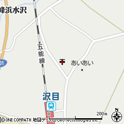 峰浜郵便局周辺の地図