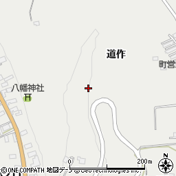 秋田県鹿角郡小坂町荒谷周辺の地図