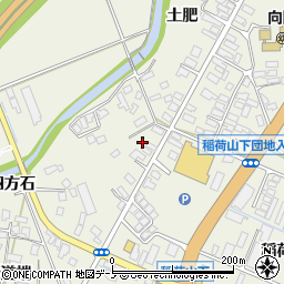 秋田県大館市釈迦内稲荷山下102周辺の地図