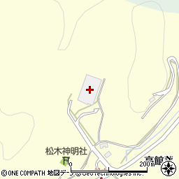 秋田県大館市松木高館平2周辺の地図