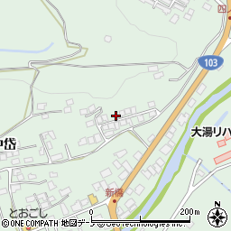 秋田県鹿角市十和田大湯中岱9-9周辺の地図
