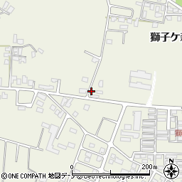 秋田県大館市釈迦内台野道上4周辺の地図