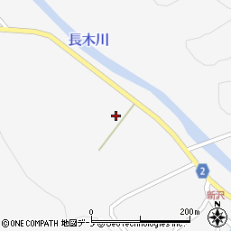 秋田県大館市雪沢前谷地周辺の地図