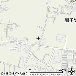 秋田県大館市釈迦内台野道上5周辺の地図