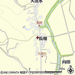 秋田県鹿角市十和田山根長畑24周辺の地図