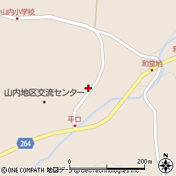 岩手県九戸郡軽米町山内第２８地割8周辺の地図