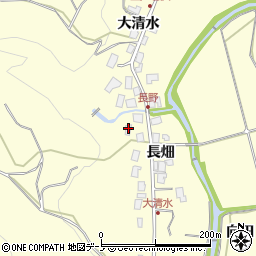 秋田県鹿角市十和田山根長畑46周辺の地図