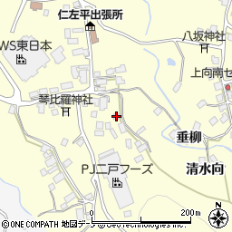 岩手県二戸市仁左平大段5周辺の地図