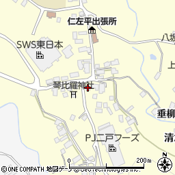 岩手県二戸市仁左平大段1周辺の地図