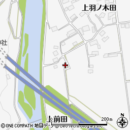 秋田県鹿角郡小坂町大地上前田24周辺の地図