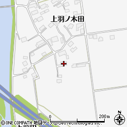 秋田県鹿角郡小坂町大地上羽ノ木田10周辺の地図