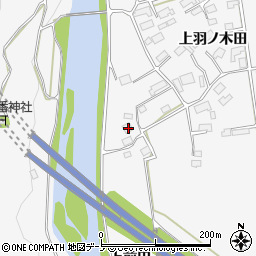 秋田県鹿角郡小坂町大地上前田21-2周辺の地図