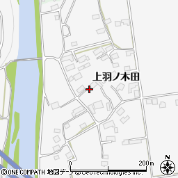 秋田県鹿角郡小坂町大地上羽ノ木田24周辺の地図