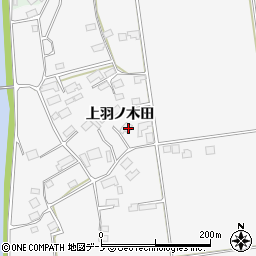 秋田県鹿角郡小坂町大地上羽ノ木田73-1周辺の地図