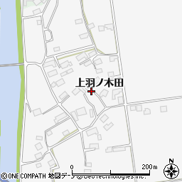 秋田県鹿角郡小坂町大地上羽ノ木田41周辺の地図