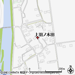 秋田県鹿角郡小坂町大地上羽ノ木田20周辺の地図