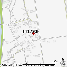 秋田県鹿角郡小坂町大地上羽ノ木田73周辺の地図