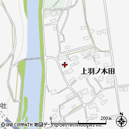 秋田県鹿角郡小坂町大地上羽ノ木田26周辺の地図