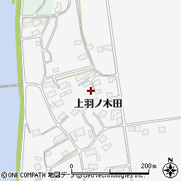 秋田県鹿角郡小坂町大地上羽ノ木田43周辺の地図