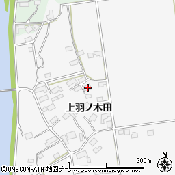秋田県鹿角郡小坂町大地上羽ノ木田44周辺の地図
