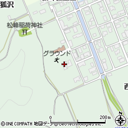 秋田県大館市松峰松峰仁王田106周辺の地図