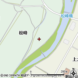 秋田県大館市松峰松峰周辺の地図