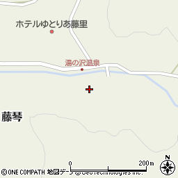 藤里町役場　農村環境改善センター周辺の地図