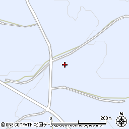秋田県鹿角郡小坂町上向下牛馬長根周辺の地図